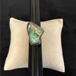 Abalone Shell "Natural" Silver Ring